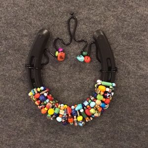 Handcrafted Creative Unique Horseshoe Beaded Art